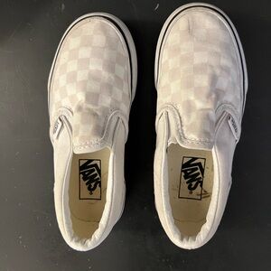 Kids unisex checkered Vans